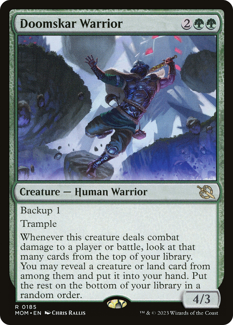 Doomskar Warrior [March of the Machine] | Jomio and Rueliete's Cards and Comics