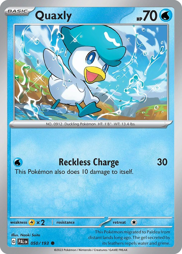 Quaxly (050/193) (Theme Deck Exclusive) [Scarlet & Violet: Paldea Evolved] | Jomio and Rueliete's Cards and Comics