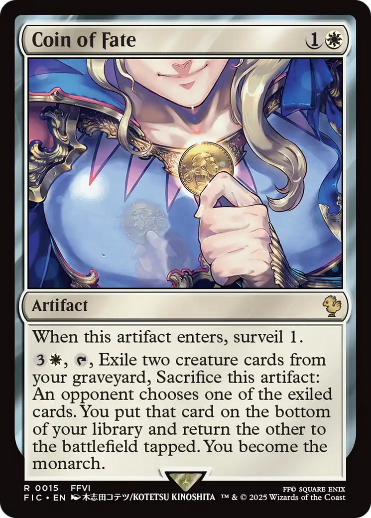 Coin of Fate [FINAL FANTASY Commander] | Jomio and Rueliete's Cards and Comics