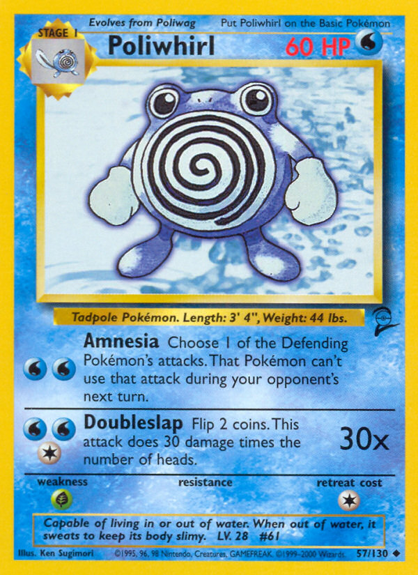 Poliwhirl (57/130) [Base Set 2] | Jomio and Rueliete's Cards and Comics