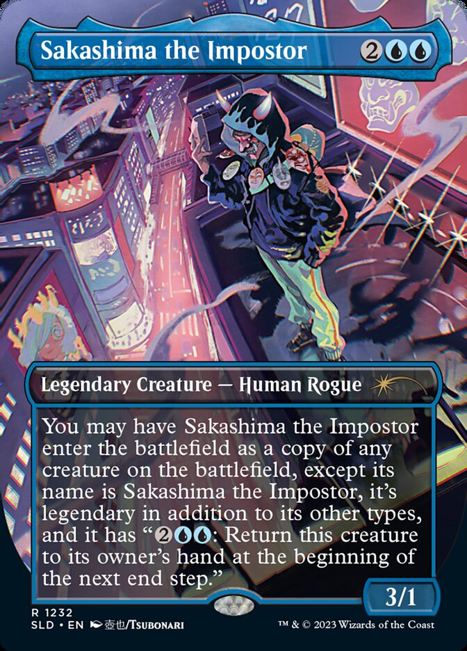 Sakashima the Impostor (Borderless) [Secret Lair Drop Series] | Jomio and Rueliete's Cards and Comics