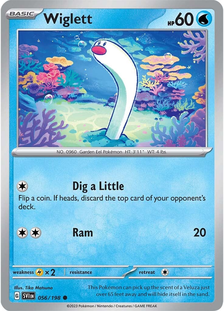 Wiglett (056/198) [Scarlet & Violet: Base Set] | Jomio and Rueliete's Cards and Comics