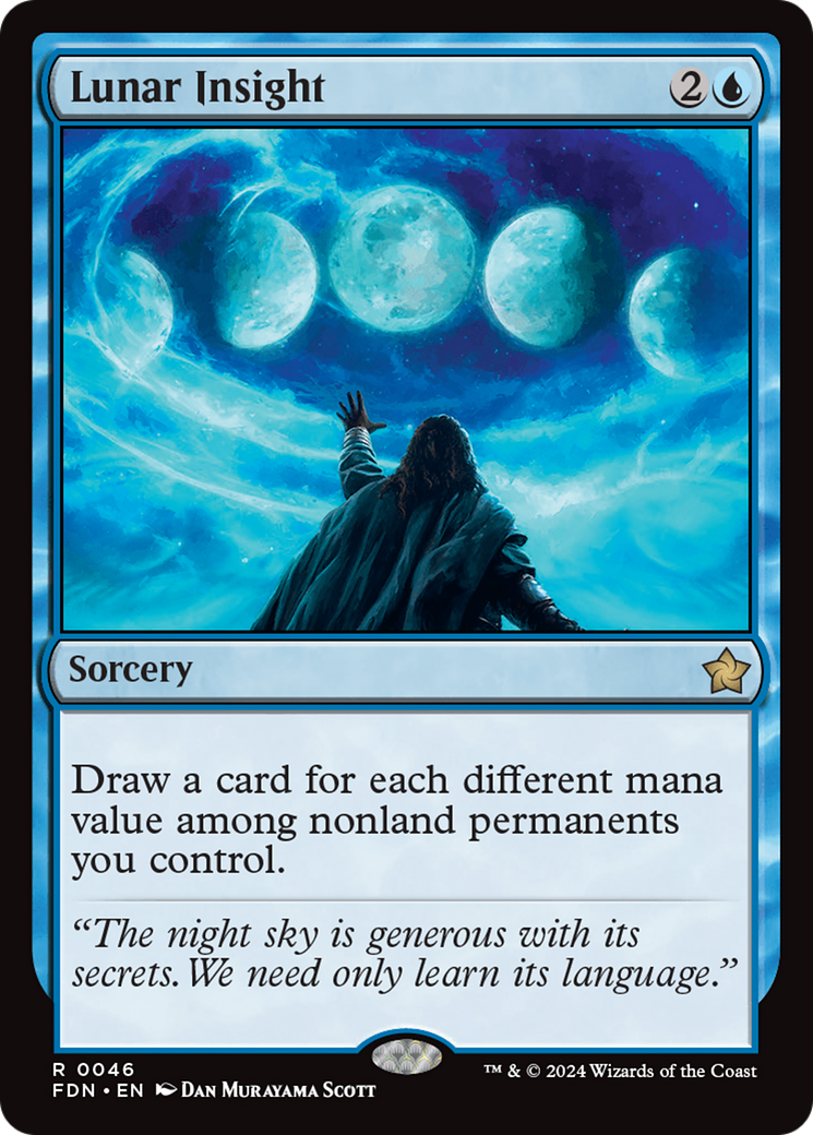 Lunar Insight [Foundations] | Jomio and Rueliete's Cards and Comics