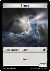 Spirt (9) // Treasure Double-Sided Token [March of the Machine Commander Tokens] | Jomio and Rueliete's Cards and Comics