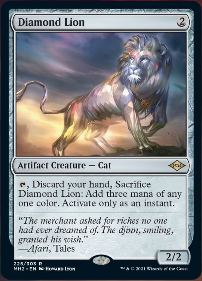 Diamond Lion [Modern Horizons 2] | Jomio and Rueliete's Cards and Comics
