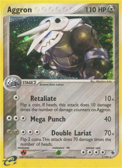 Aggron (1/109) [EX: Ruby & Sapphire] | Jomio and Rueliete's Cards and Comics