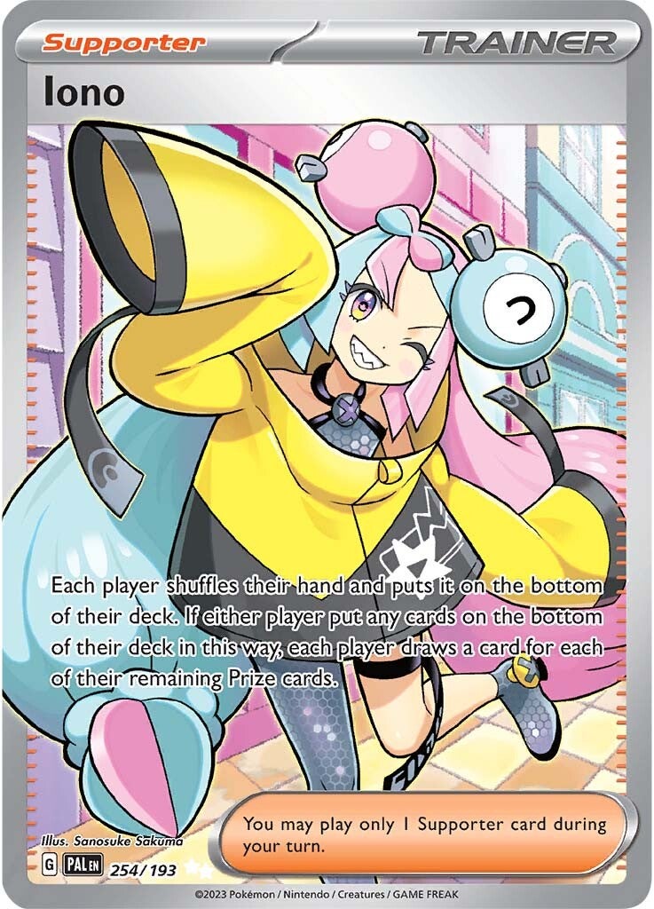 Iono (254/193) [Scarlet & Violet: Paldea Evolved] | Jomio and Rueliete's Cards and Comics