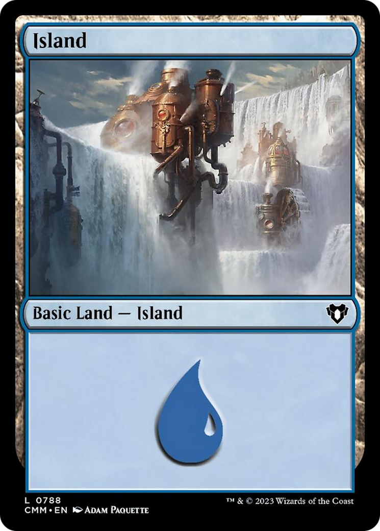 Island (788) [Commander Masters] | Jomio and Rueliete's Cards and Comics