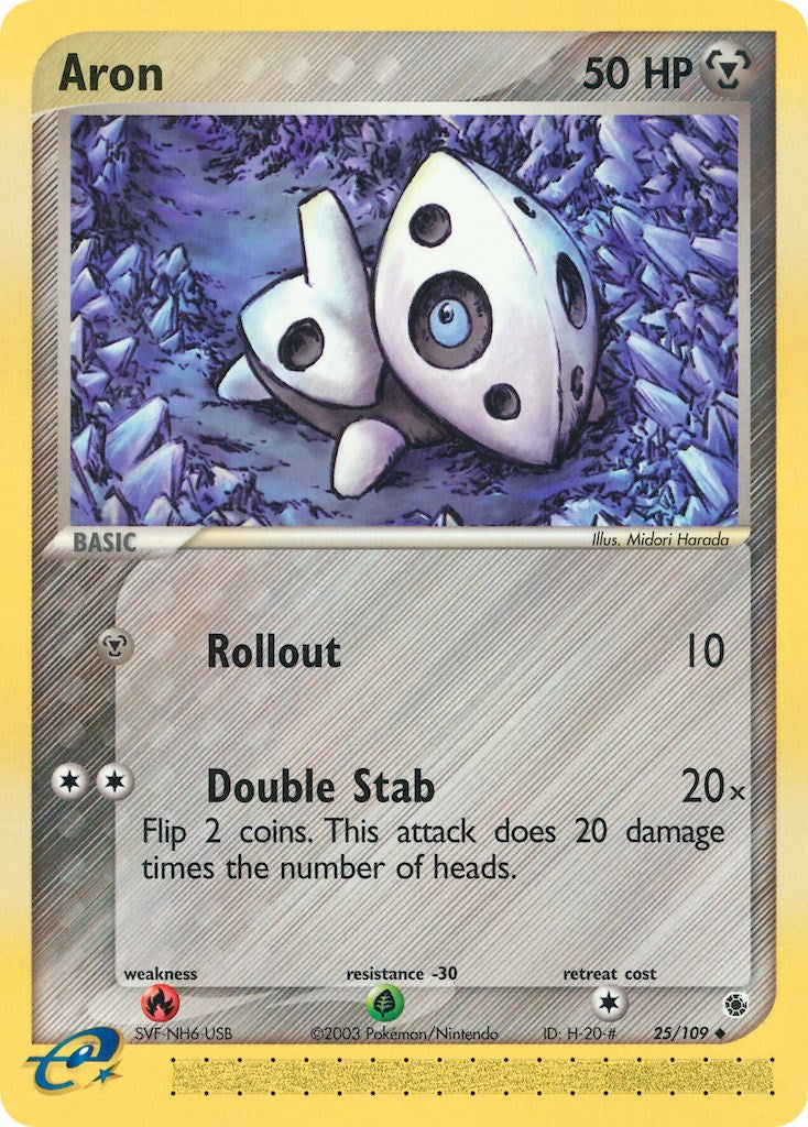 Aron (25/109) [EX: Ruby & Sapphire] | Jomio and Rueliete's Cards and Comics