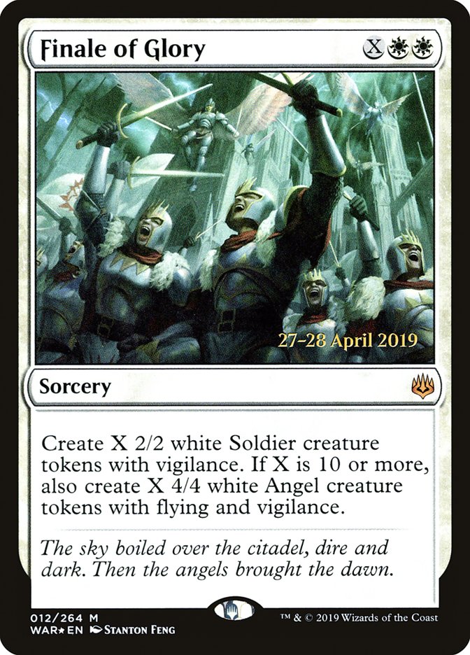Finale of Glory [War of the Spark Prerelease Promos] | Jomio and Rueliete's Cards and Comics