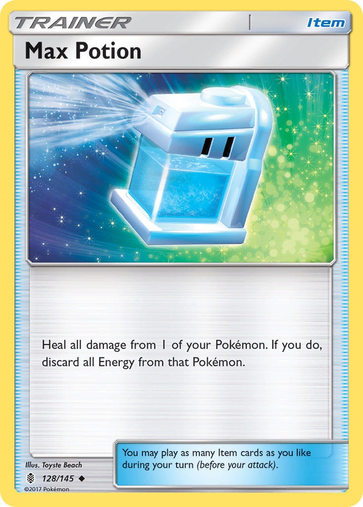 Max Potion (128/145) [Sun & Moon: Guardians Rising] | Jomio and Rueliete's Cards and Comics