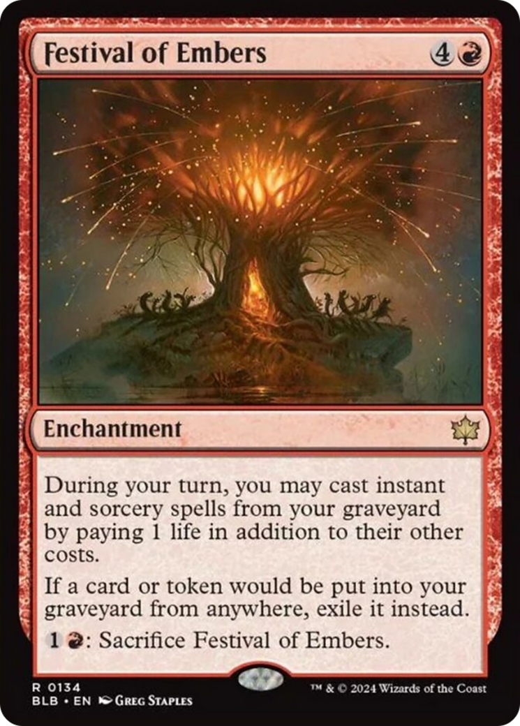 Festival of Embers [Bloomburrow] | Jomio and Rueliete's Cards and Comics