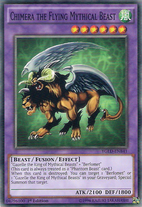 Chimera the Flying Mythical Beast [YGLD-ENB41] Common | Jomio and Rueliete's Cards and Comics