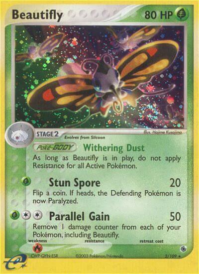 Beautifly (2/109) [EX: Ruby & Sapphire] | Jomio and Rueliete's Cards and Comics