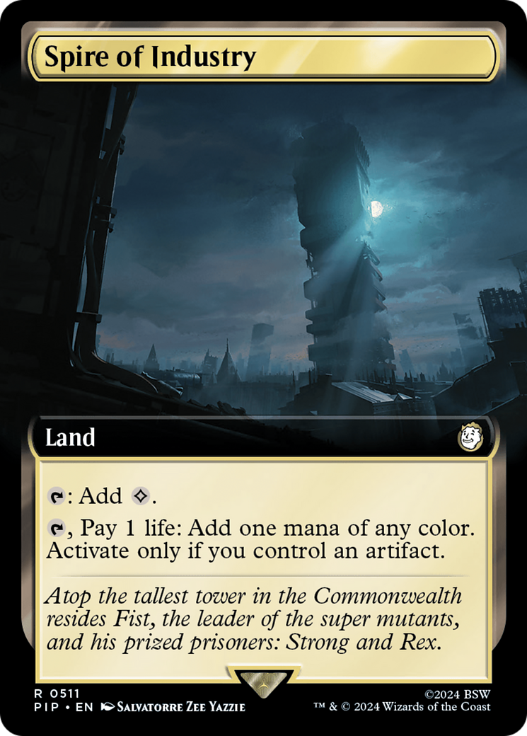 Spire of Industry (Extended Art) [Fallout] | Jomio and Rueliete's Cards and Comics