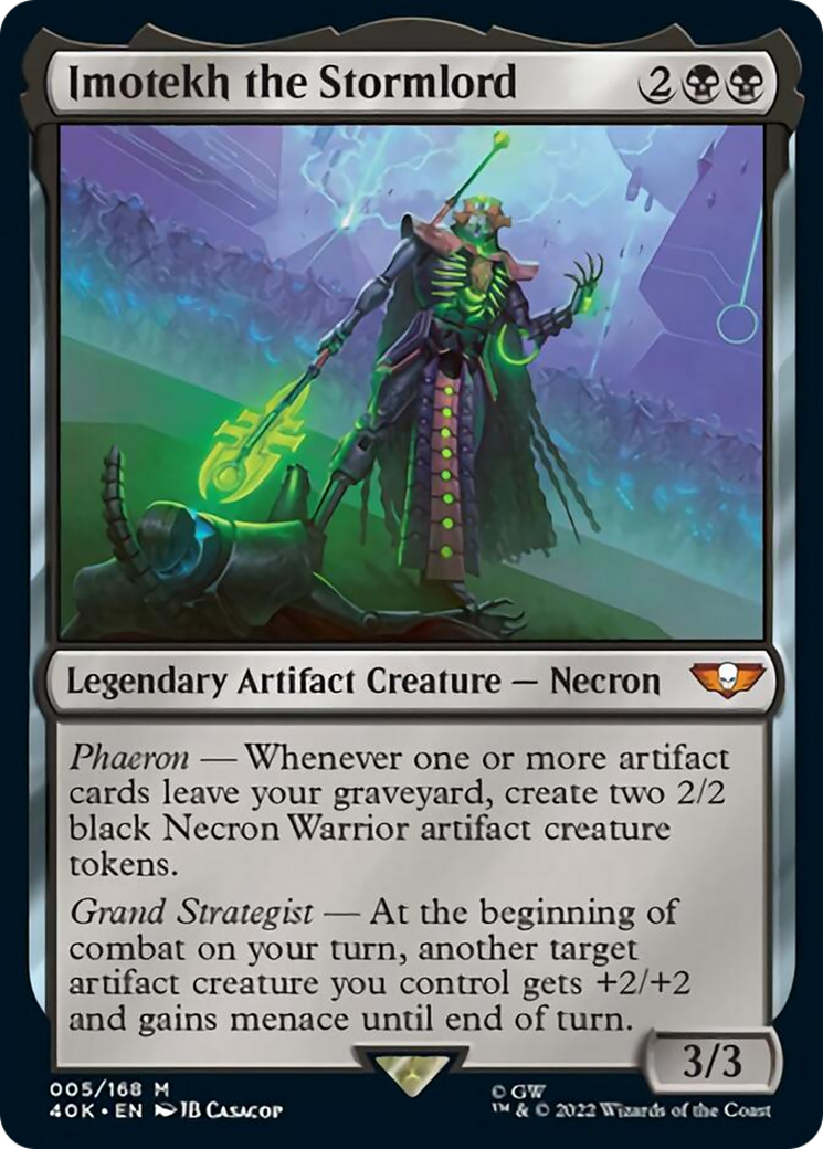 Imotekh the Stormlord (Surge Foil) [Warhammer 40,000] | Jomio and Rueliete's Cards and Comics