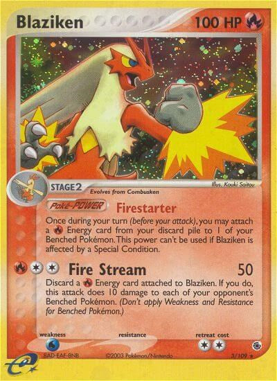 Blaziken (3/109) [EX: Ruby & Sapphire] | Jomio and Rueliete's Cards and Comics