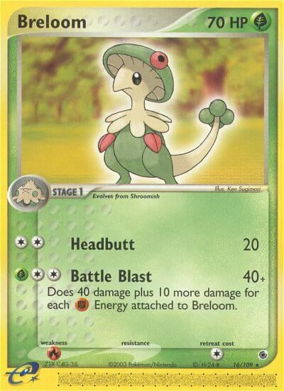 Breloom (16/109) [EX: Ruby & Sapphire] | Jomio and Rueliete's Cards and Comics