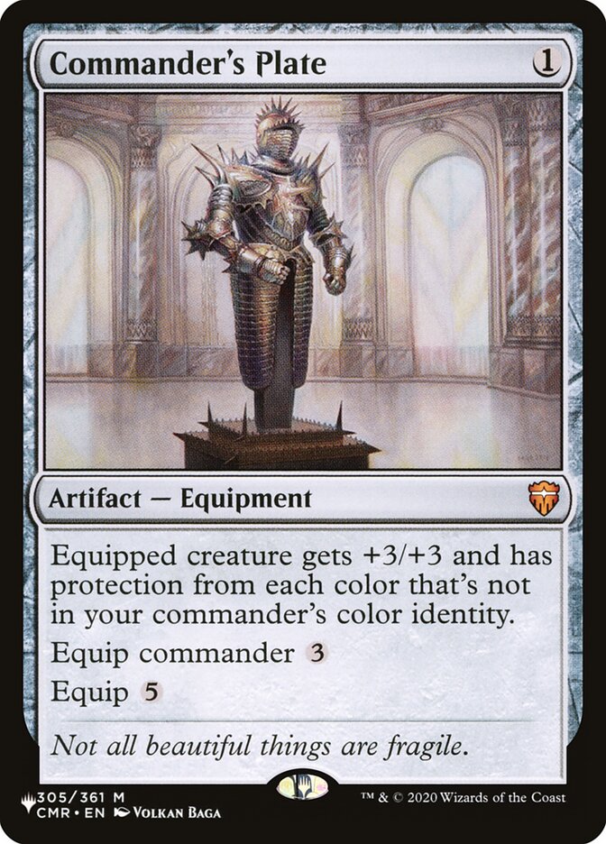 Commander's Plate [Secret Lair: Heads I Win, Tails You Lose] | Jomio and Rueliete's Cards and Comics