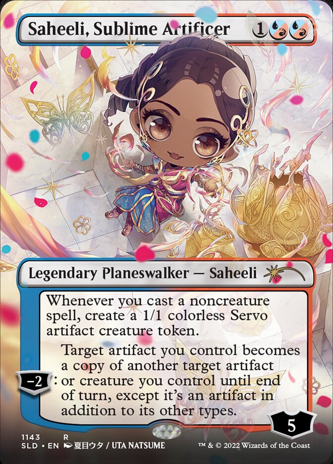 Saheeli, Sublime Artificer (Borderless) [Secret Lair Drop Series] | Jomio and Rueliete's Cards and Comics