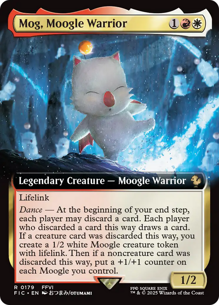Mog, Moogle Warrior (Extended Art) [FINAL FANTASY Commander] | Jomio and Rueliete's Cards and Comics