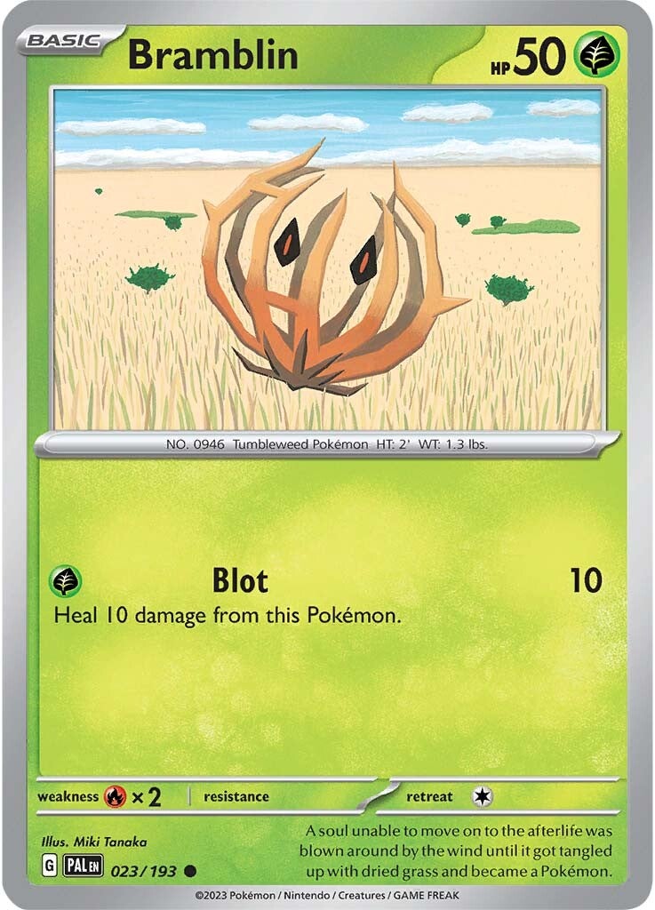 Bramblin (023/193) [Scarlet & Violet: Paldea Evolved] | Jomio and Rueliete's Cards and Comics