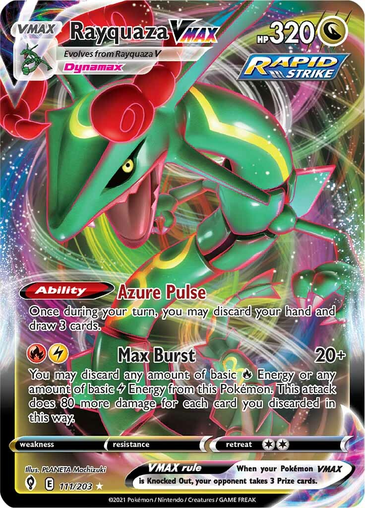 Rayquaza VMAX (111/203) [Sword & Shield: Evolving Skies] | Jomio and Rueliete's Cards and Comics
