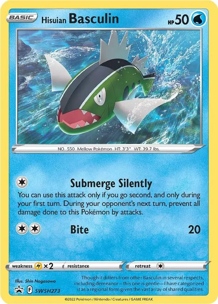 Hisuian Basculin (SWSH273) [Sword & Shield: Black Star Promos] | Jomio and Rueliete's Cards and Comics