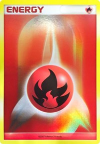 Fire Energy (2007 2008 League Promo) [League & Championship Cards] | Jomio and Rueliete's Cards and Comics