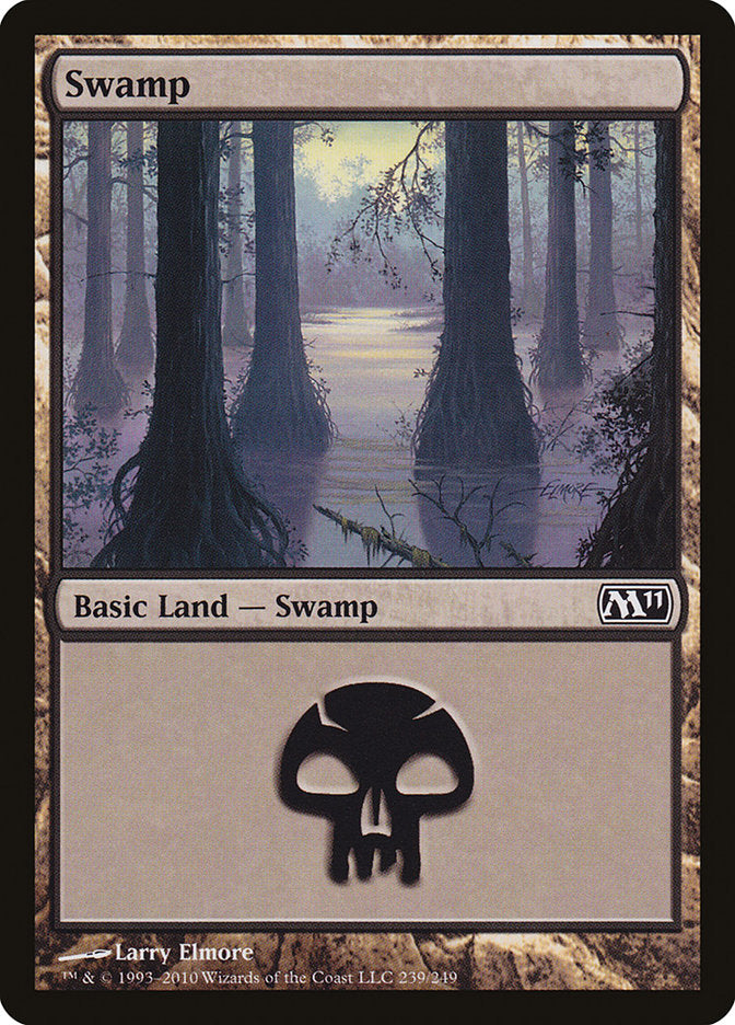 Swamp (239) [Magic 2011] | Jomio and Rueliete's Cards and Comics