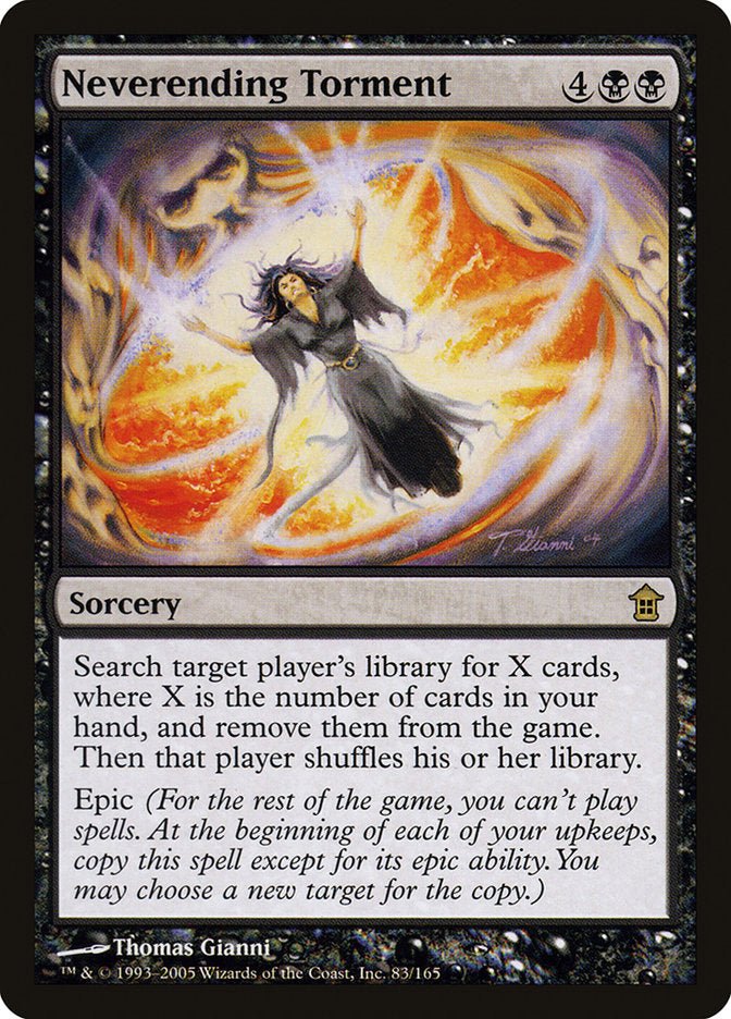 Neverending Torment [Saviors of Kamigawa] | Jomio and Rueliete's Cards and Comics