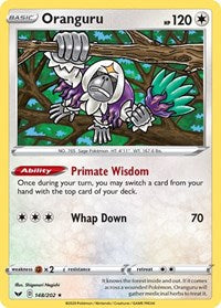 Oranguru (148/202) (Theme Deck Exclusive) [Sword & Shield: Base Set] | Jomio and Rueliete's Cards and Comics