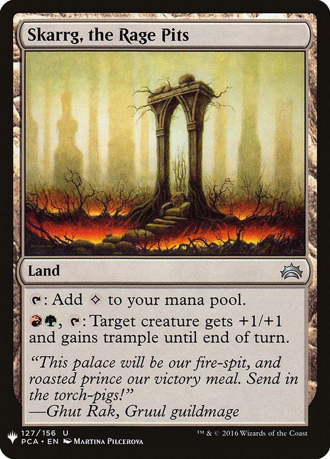 Skarrg, the Rage Pits [Mystery Booster] | Jomio and Rueliete's Cards and Comics