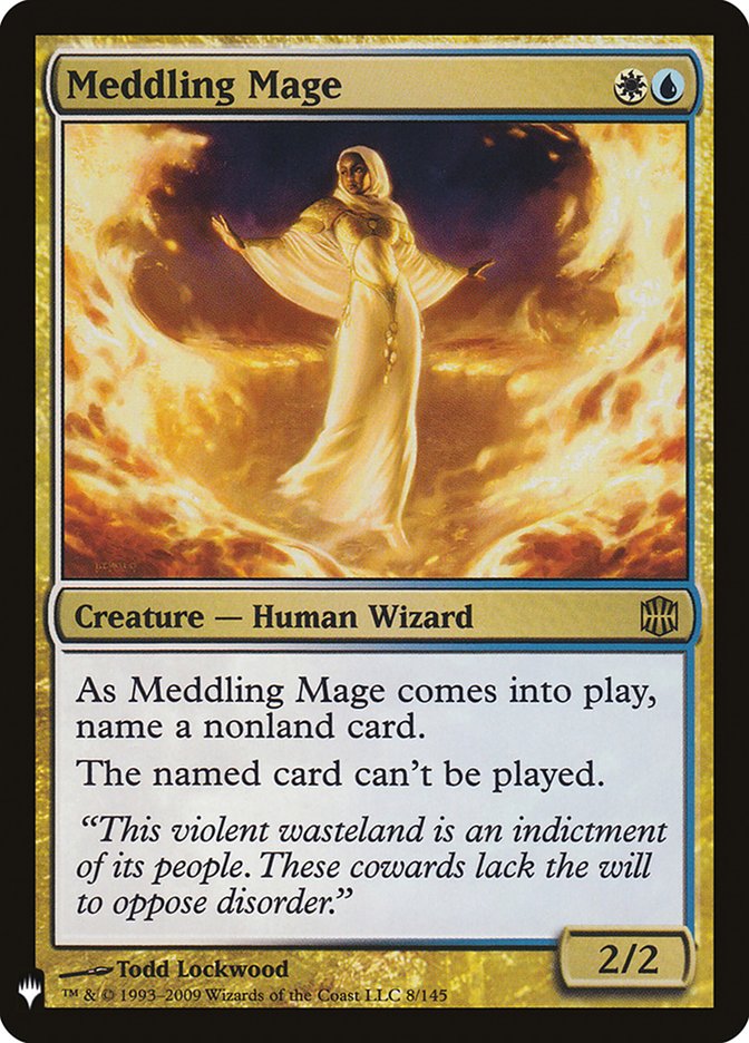 Meddling Mage [Mystery Booster] | Jomio and Rueliete's Cards and Comics