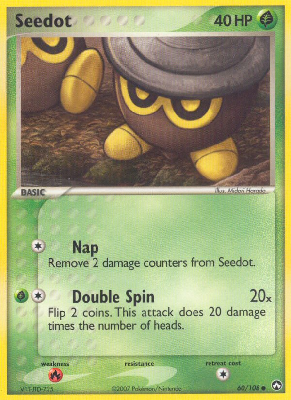 Seedot (60/108) [EX: Power Keepers] | Jomio and Rueliete's Cards and Comics