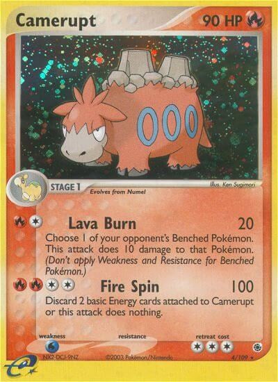 Camerupt (4/109) [EX: Ruby & Sapphire] | Jomio and Rueliete's Cards and Comics