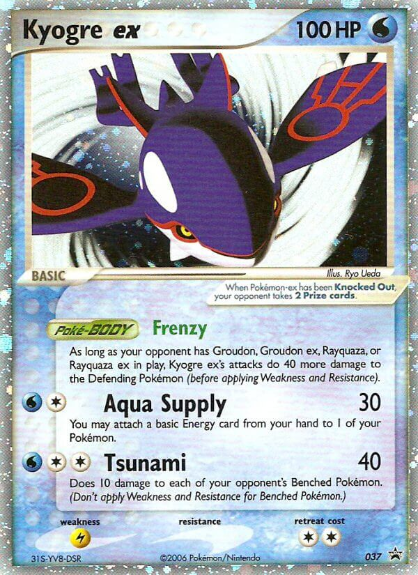 Kyogre ex (037) [Nintendo: Black Star Promos] | Jomio and Rueliete's Cards and Comics