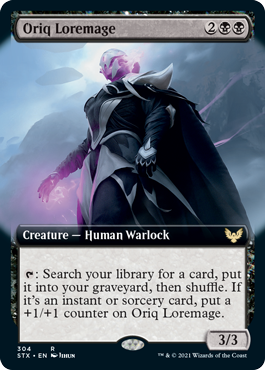Oriq Loremage (Extended Art) [Strixhaven: School of Mages] | Jomio and Rueliete's Cards and Comics