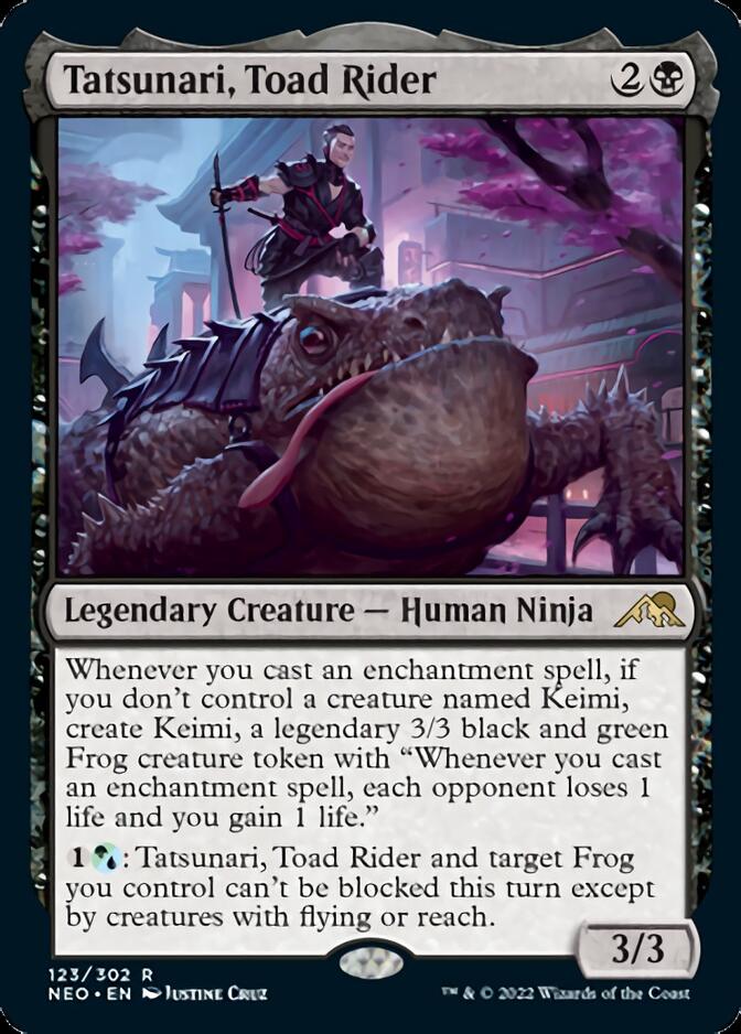 Tatsunari, Toad Rider [Kamigawa: Neon Dynasty] | Jomio and Rueliete's Cards and Comics