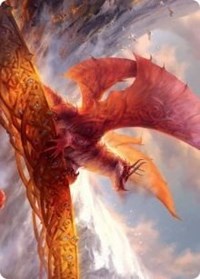 Goldspan Dragon Art Card [Kaldheim Art Series] | Jomio and Rueliete's Cards and Comics