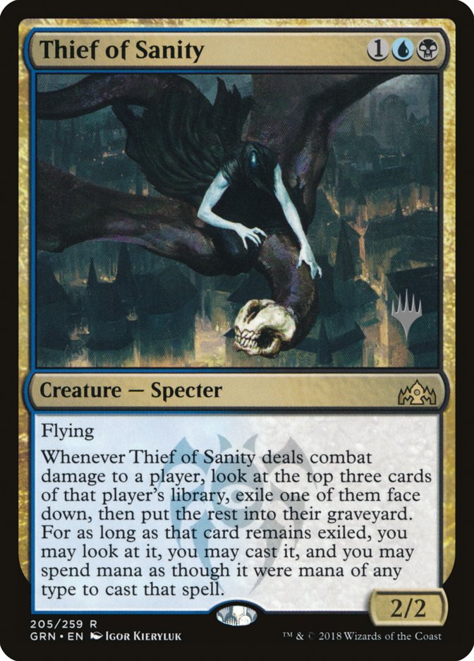 Thief of Sanity (Promo Pack) [Guilds of Ravnica Promos] | Jomio and Rueliete's Cards and Comics