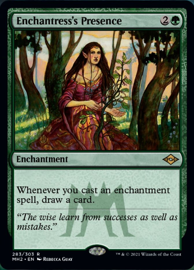 Enchantress's Presence [Modern Horizons 2] | Jomio and Rueliete's Cards and Comics