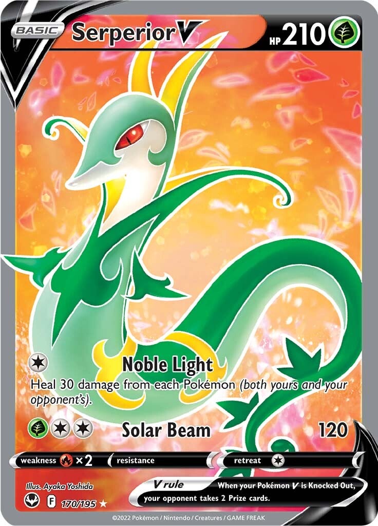 Serperior V (170/195) [Sword & Shield: Silver Tempest] | Jomio and Rueliete's Cards and Comics