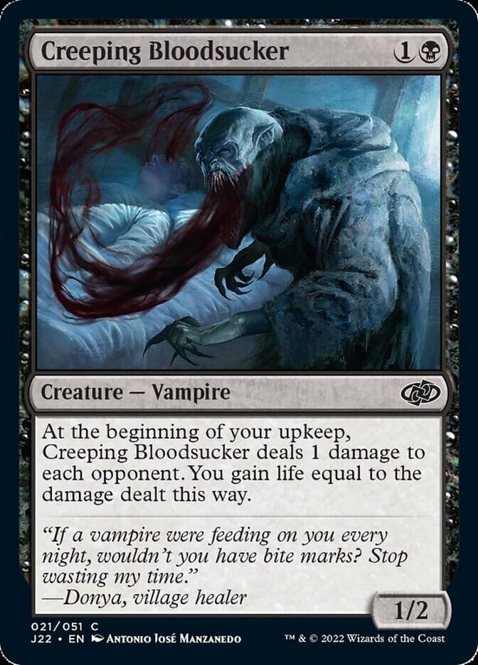 Creeping Bloodsucker [Jumpstart 2022] | Jomio and Rueliete's Cards and Comics