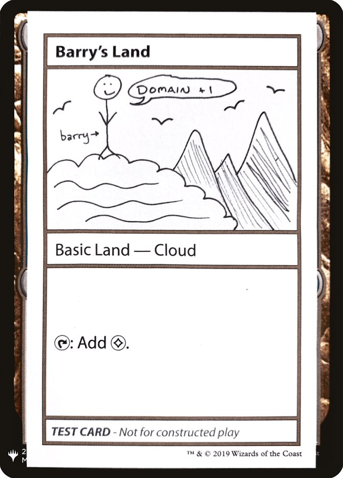Barry's Land [Mystery Booster Playtest Cards] | Jomio and Rueliete's Cards and Comics