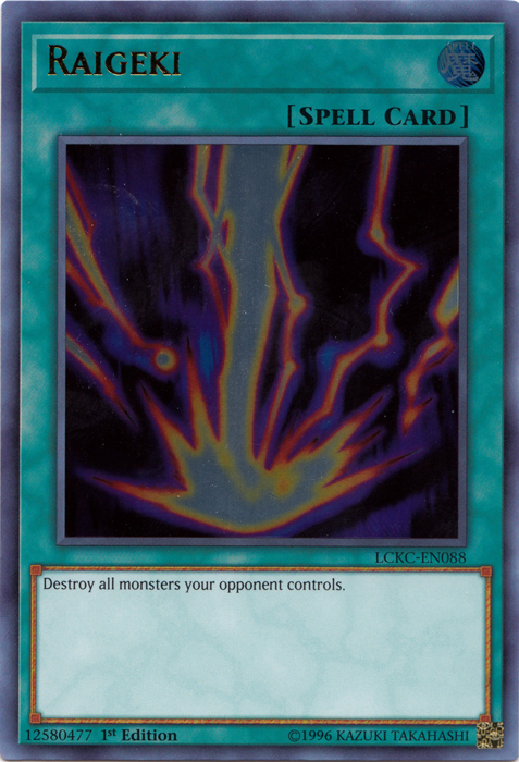 Raigeki [LCKC-EN088] Ultra Rare | Jomio and Rueliete's Cards and Comics
