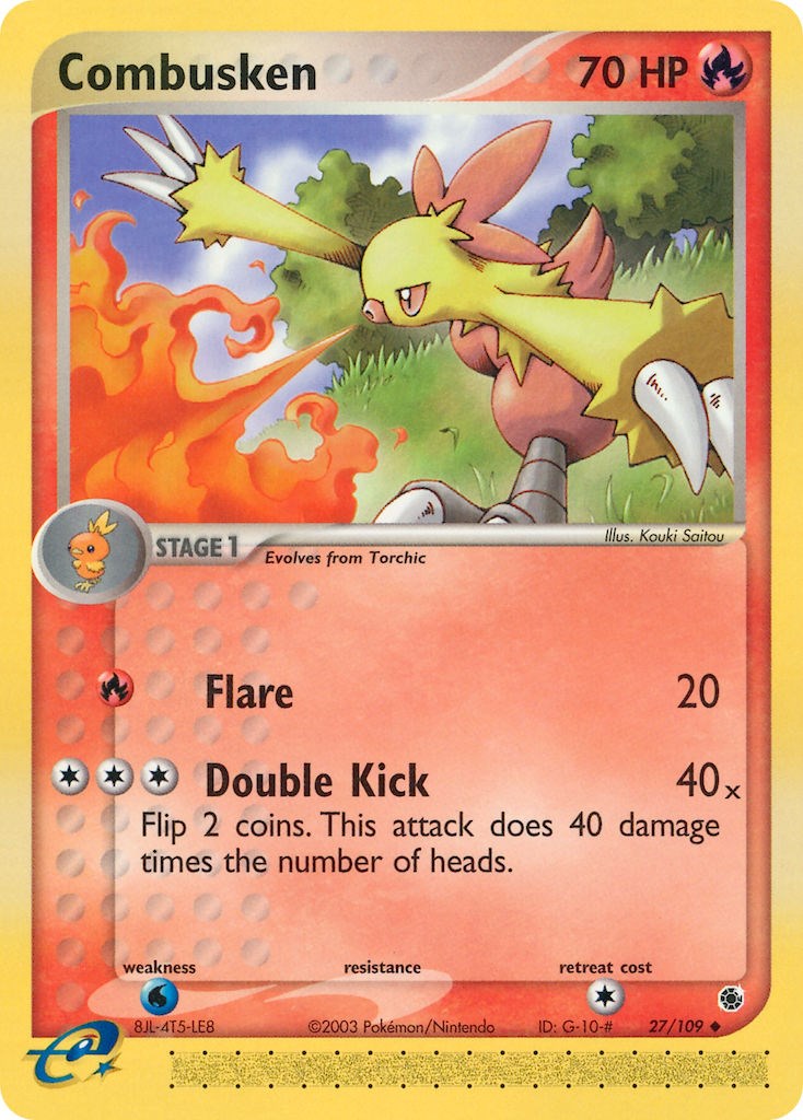 Combusken (27/109) [EX: Ruby & Sapphire] | Jomio and Rueliete's Cards and Comics