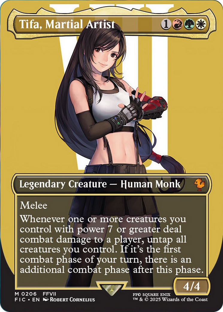 Tifa, Martial Artist (Borderless) [FINAL FANTASY Commander] | Jomio and Rueliete's Cards and Comics