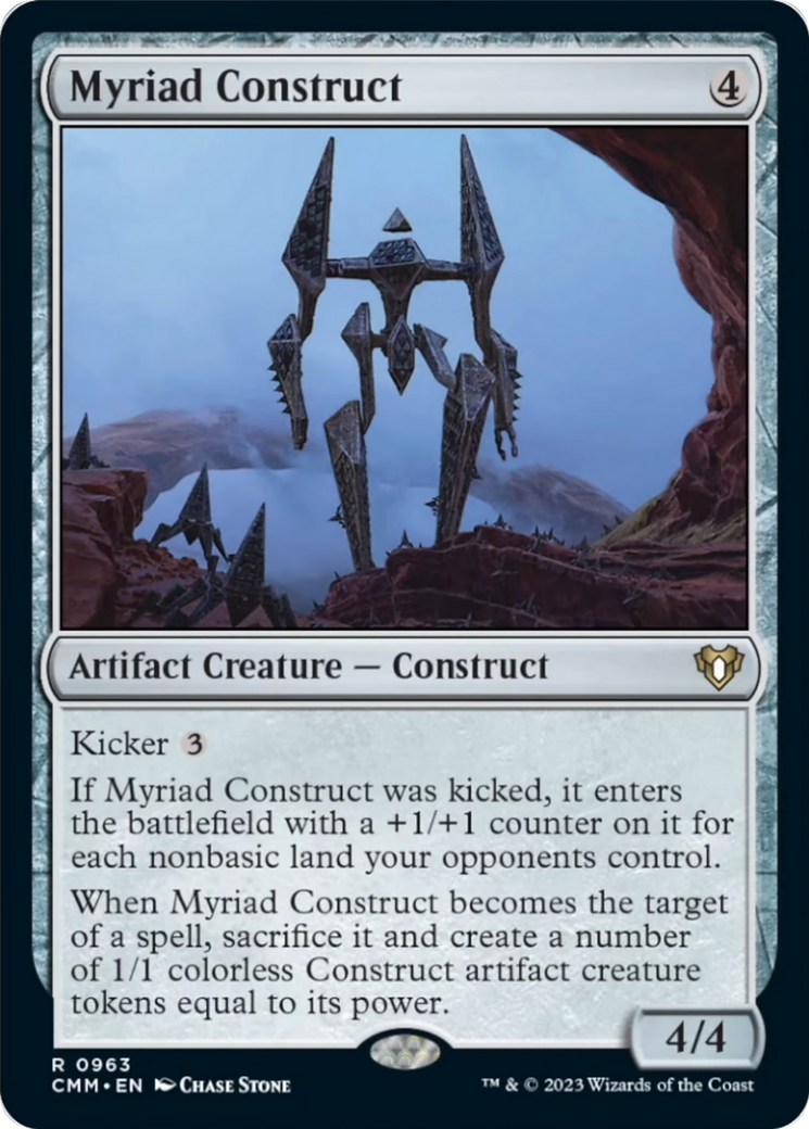 Myriad Construct [Commander Masters] | Jomio and Rueliete's Cards and Comics