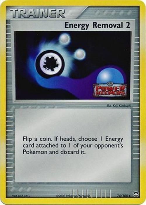 Energy Removal 2 (74/108) (Stamped) [EX: Power Keepers] | Jomio and Rueliete's Cards and Comics